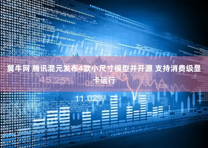 翼牛网 腾讯混元发布4款小尺寸模型并开源 支持消费级显卡运行
